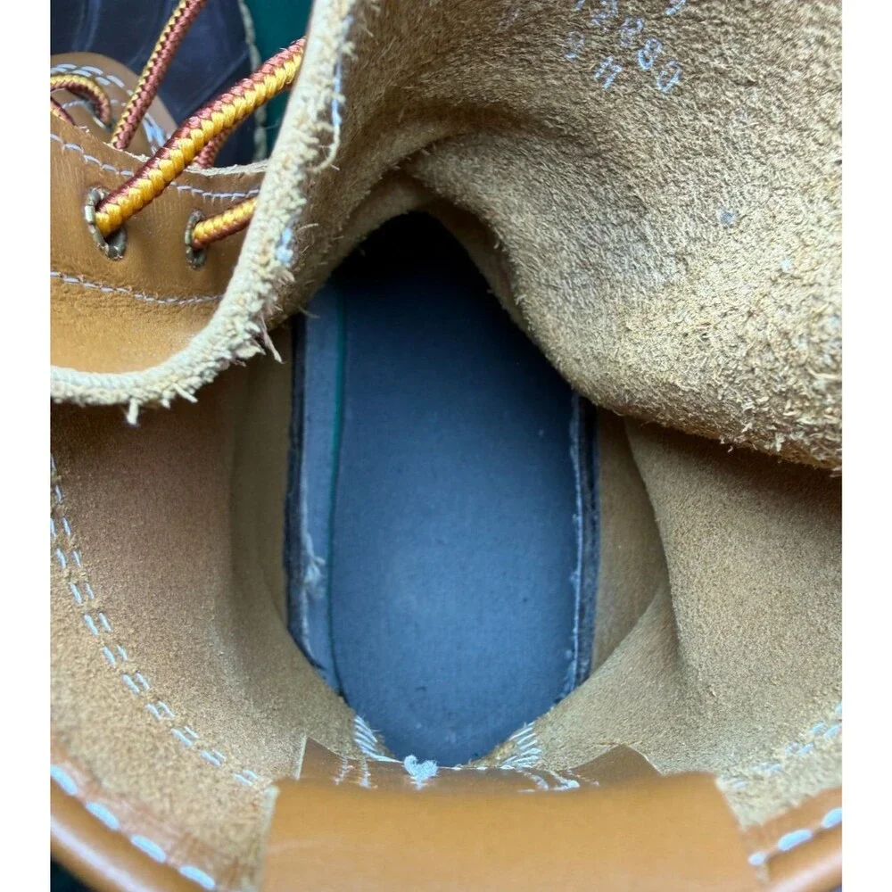 L.L.Bean Bean Boots Leather Rubber Duck Boots Made in Maine Women’s 8M